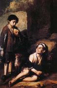 Bartolome Esteban Murillo Hoop game oil on canvas